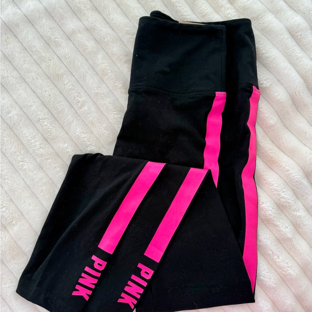 NWT VS Black and Pink Leggings